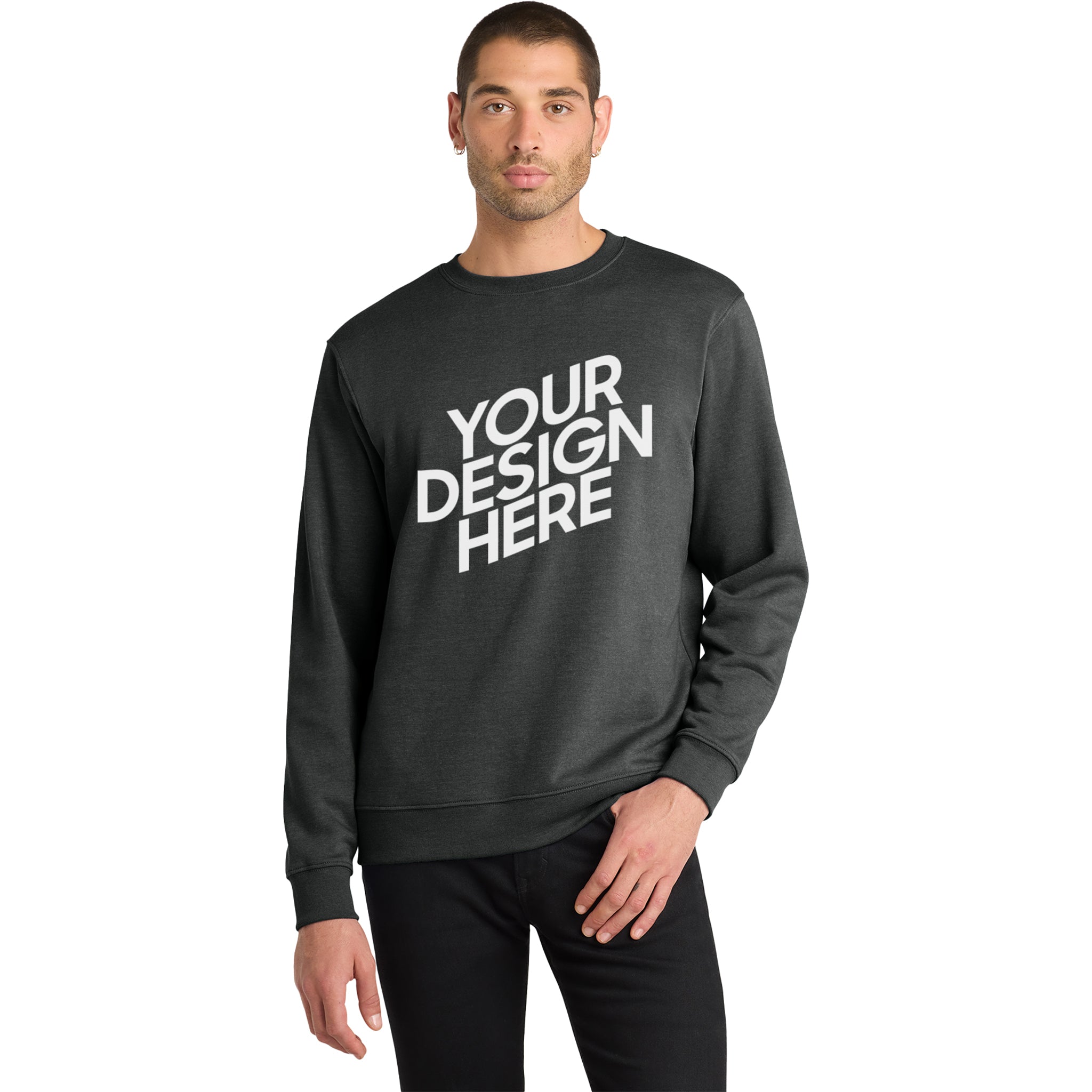 District Custom District V.I.T. Unisex Fleece Crew (DT6104)