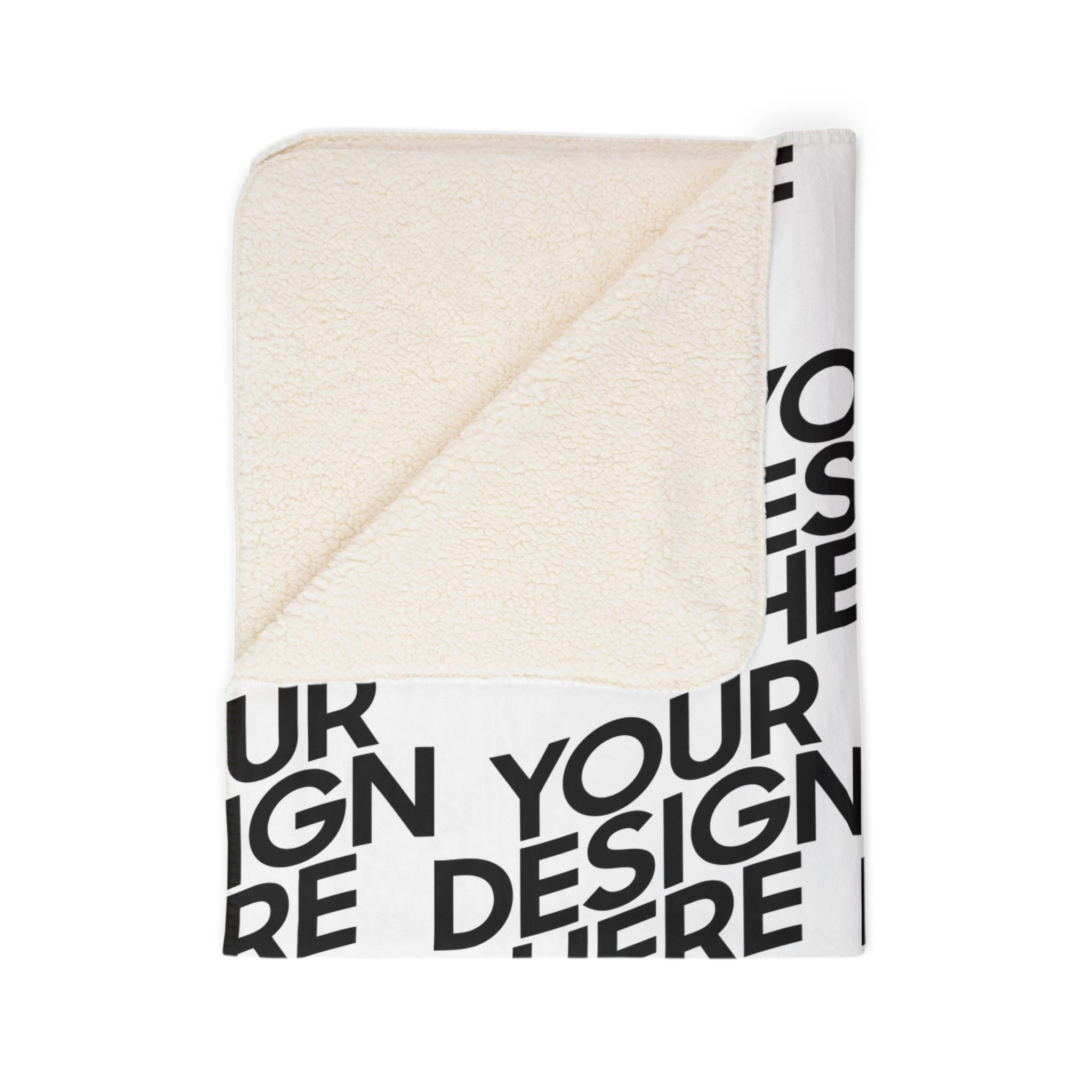 Inksie Custom Fleece Sherpa Blanket