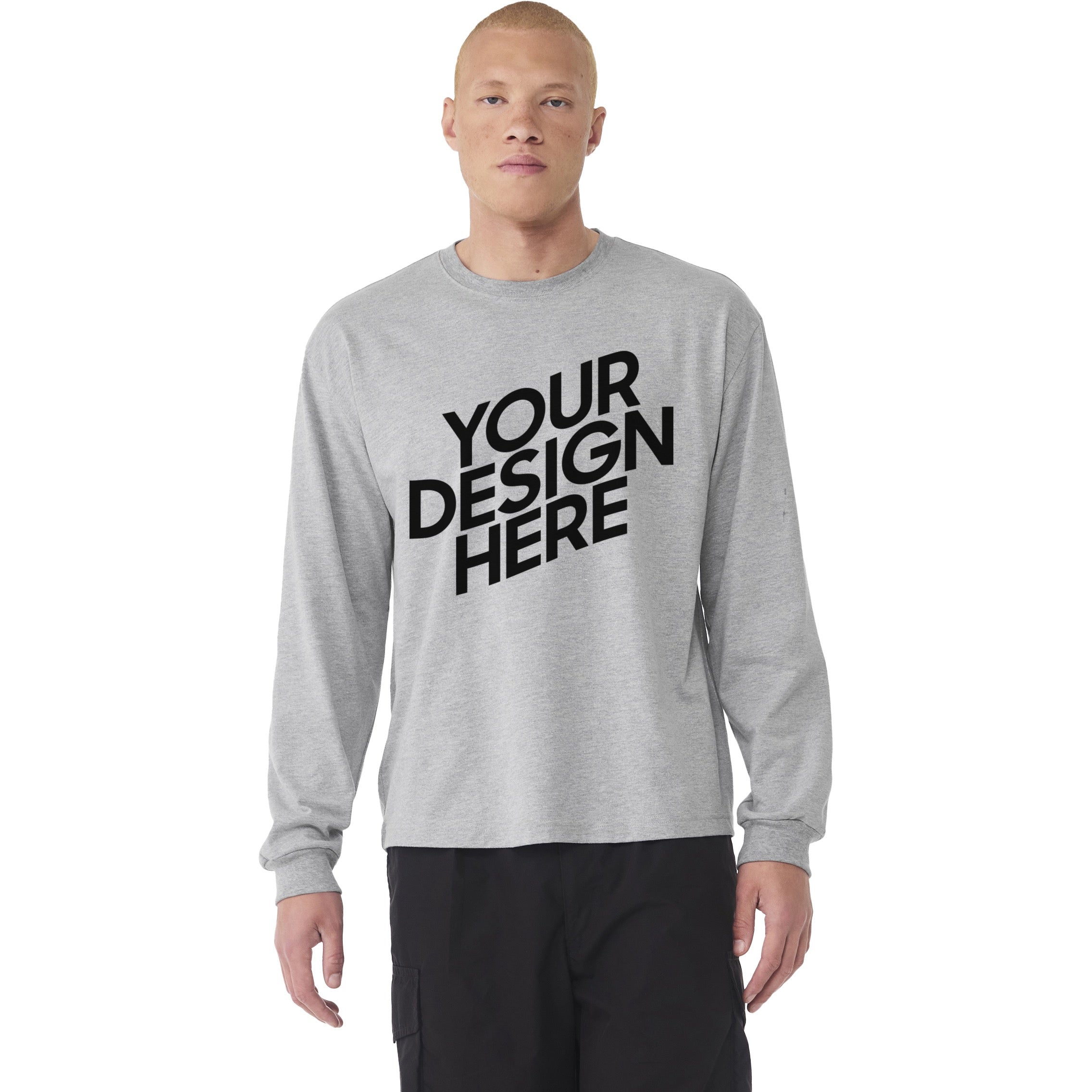 Bella+Canvas Custom Unisex Heavyweight Long Sleeve Tee (3511)