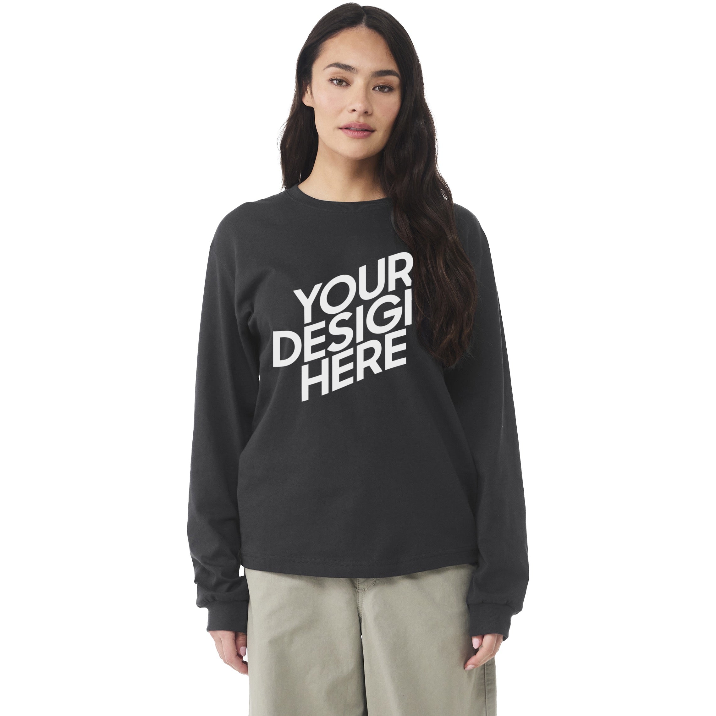 Bella+Canvas Custom Unisex Heavyweight Long Sleeve Tee (3511)