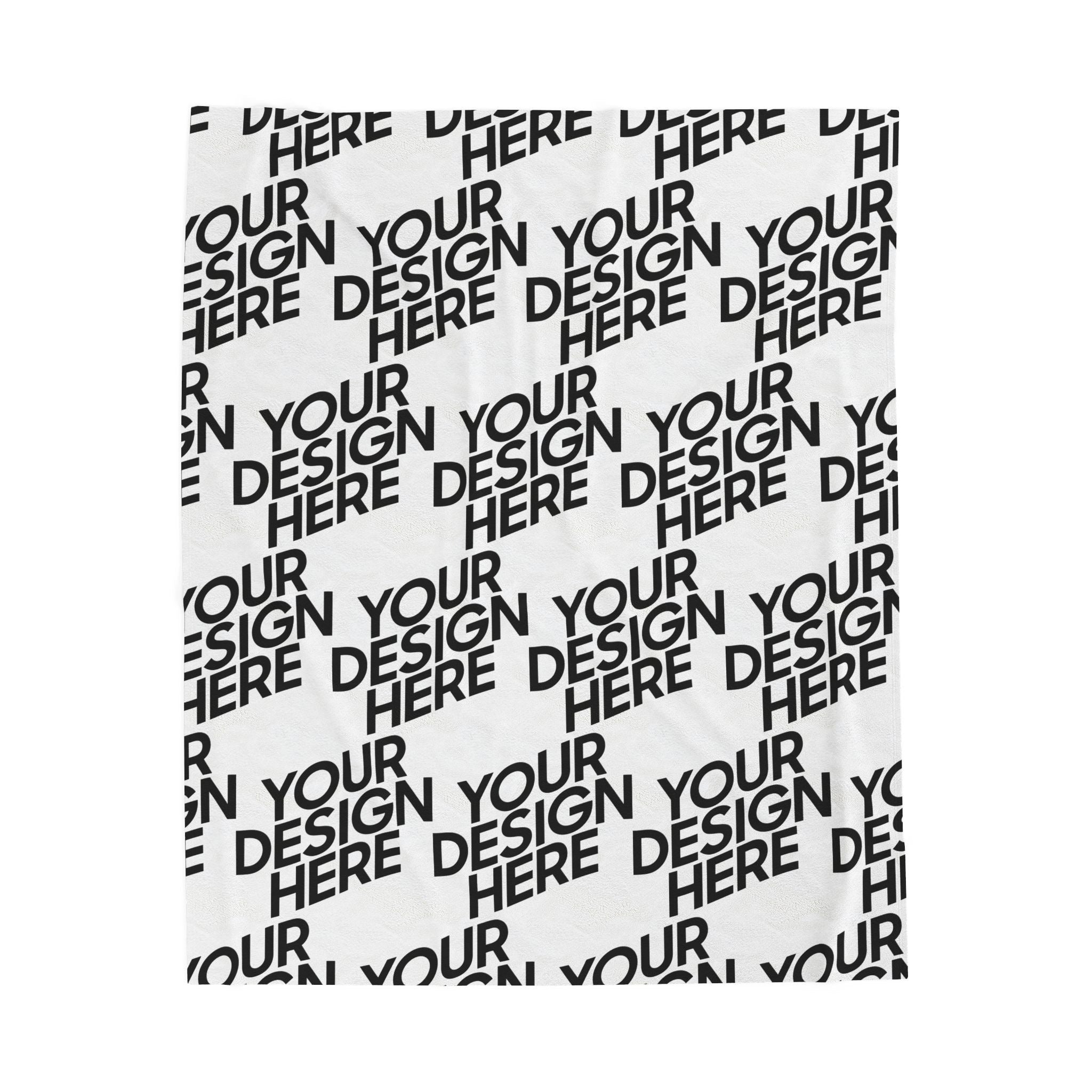 Inksie Custom Velveteen Plush Blanket