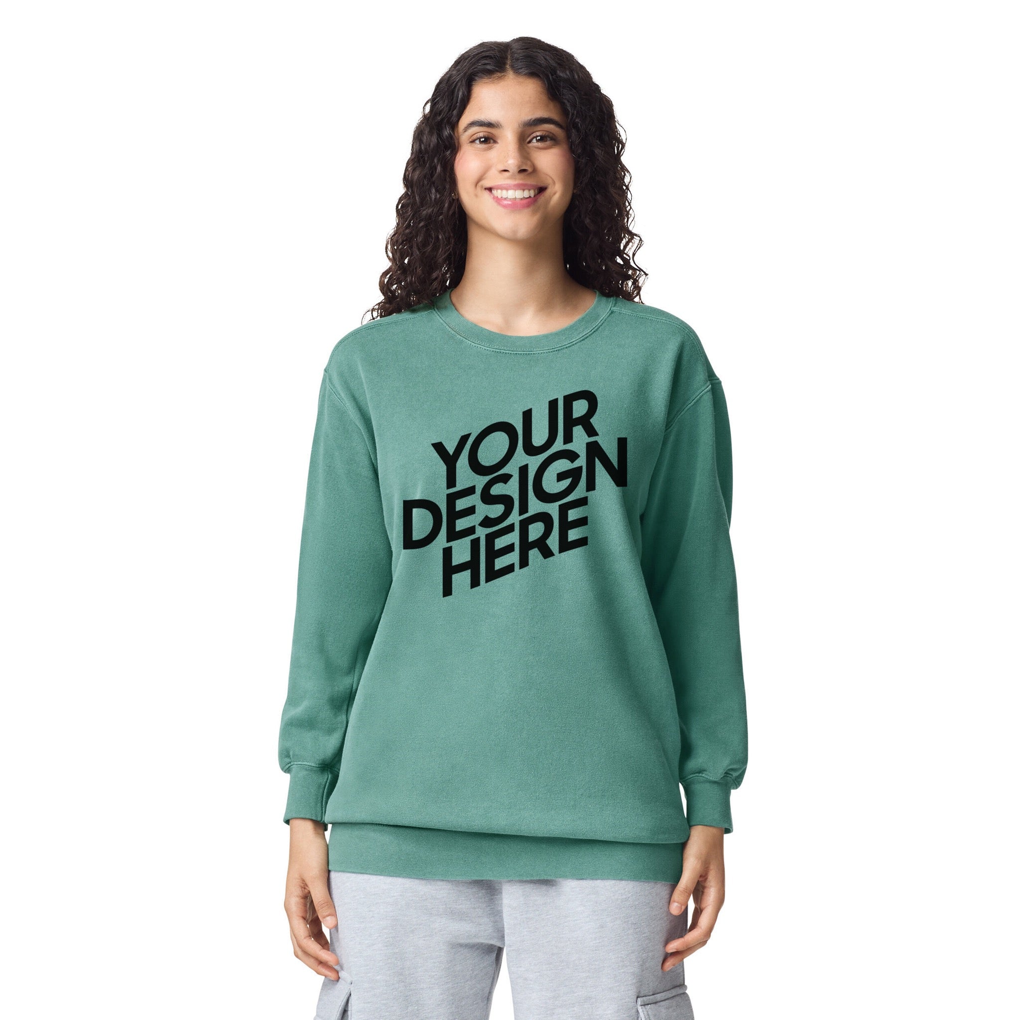 Comfort Colors Custom Unisex Garment-Dyed Sweatshirt (1566)