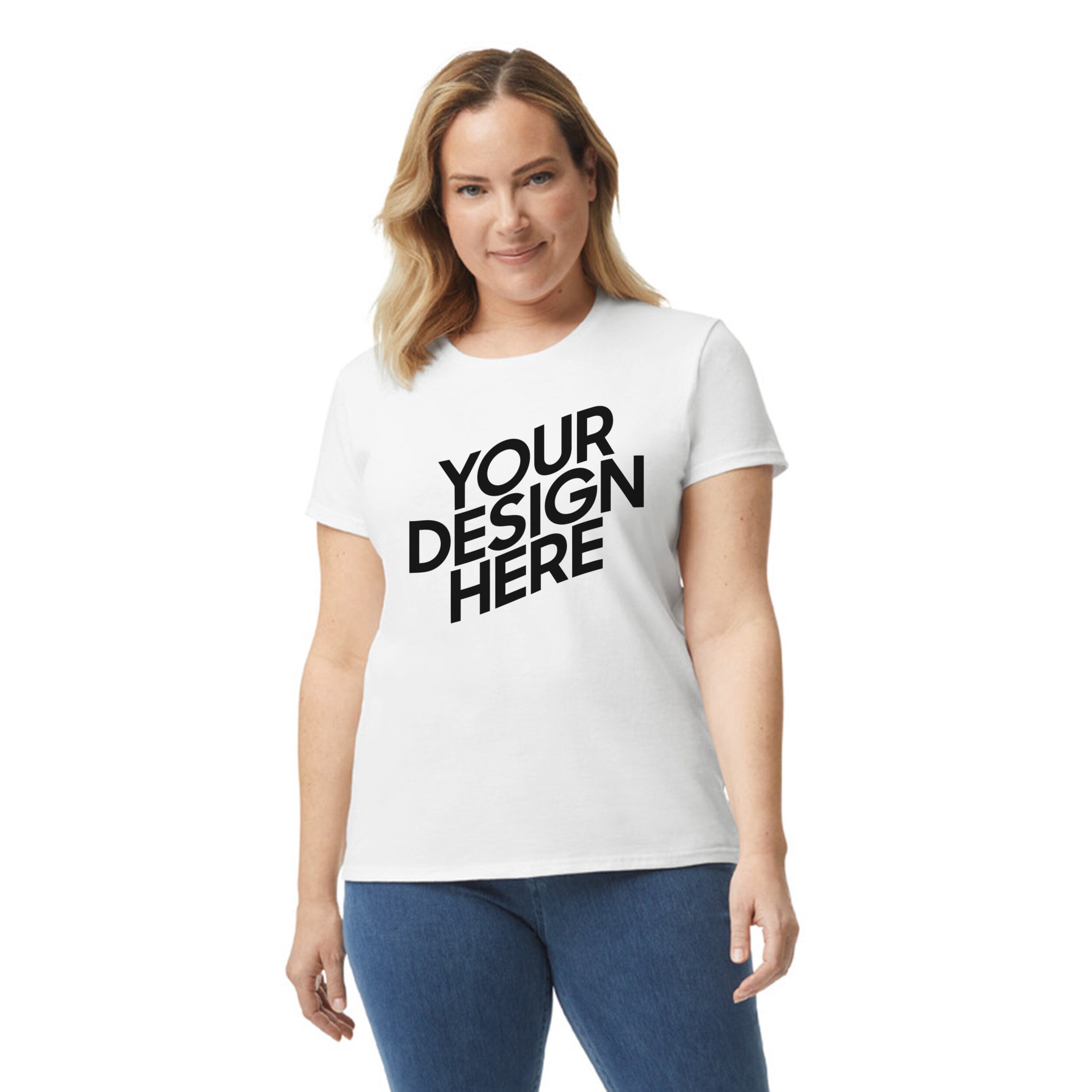 Gildan Custom Women's Midweight Cotton Tee (5000L)