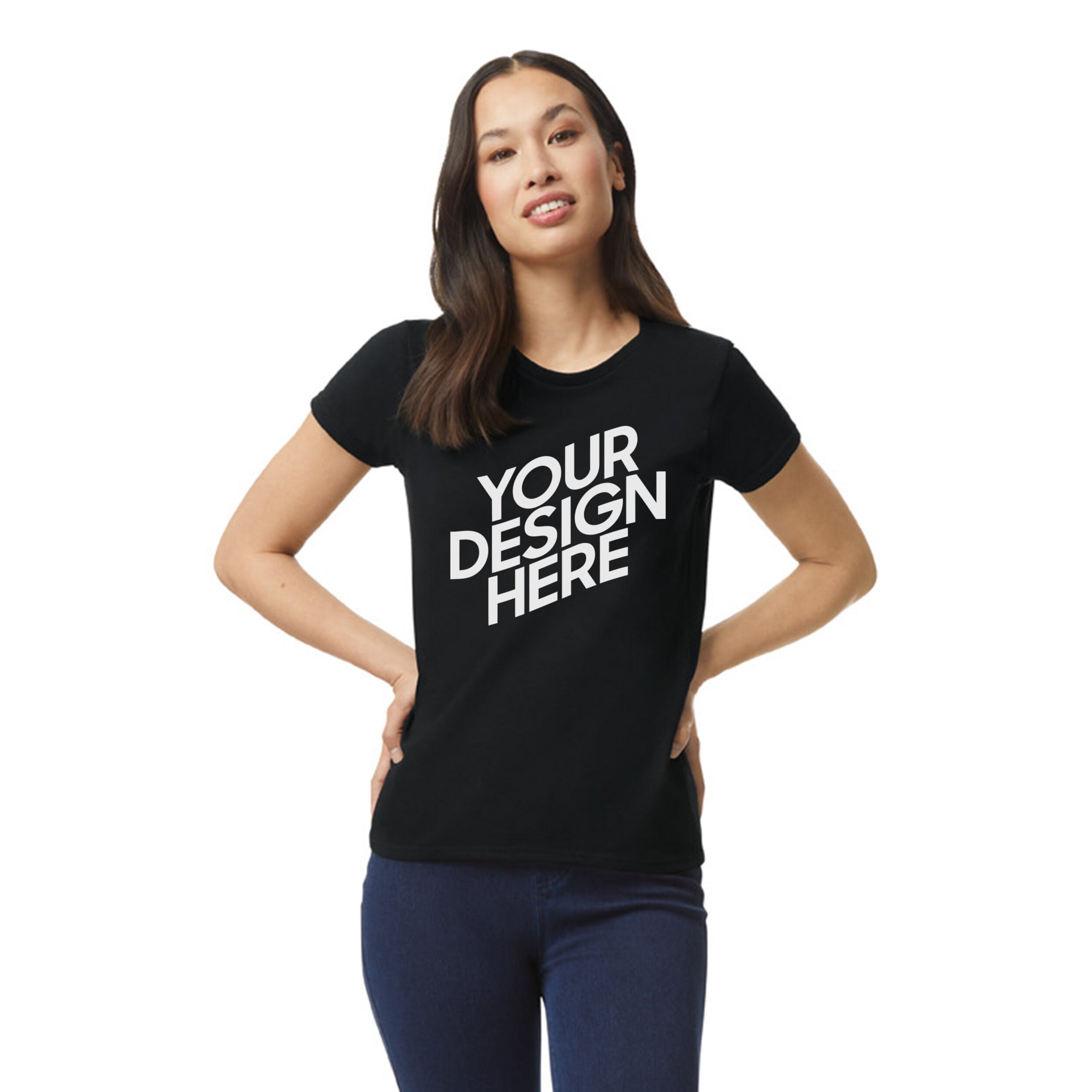 Gildan Custom Women's Midweight Cotton Tee (5000L)