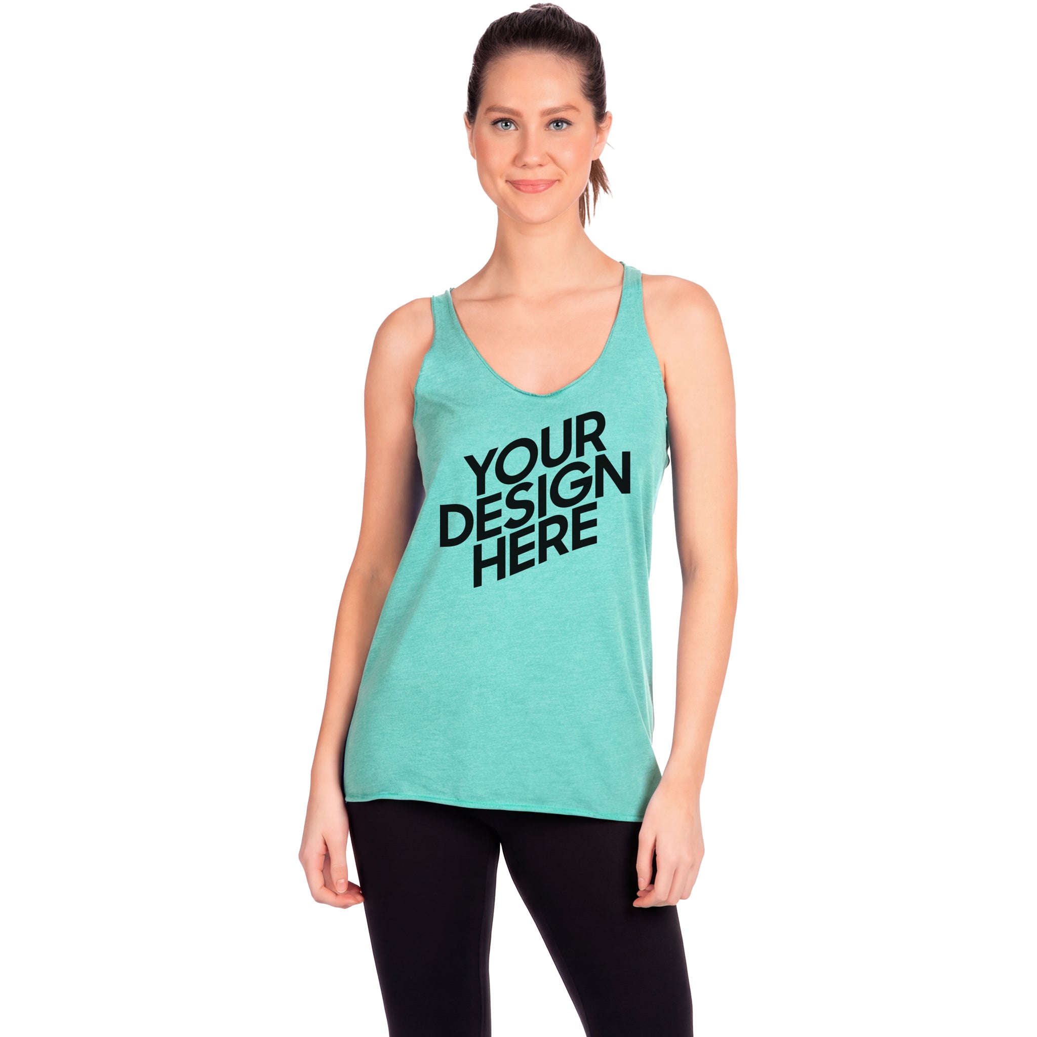 Next Level Custom Women's Tri-Blend Racerback Tank (6733)