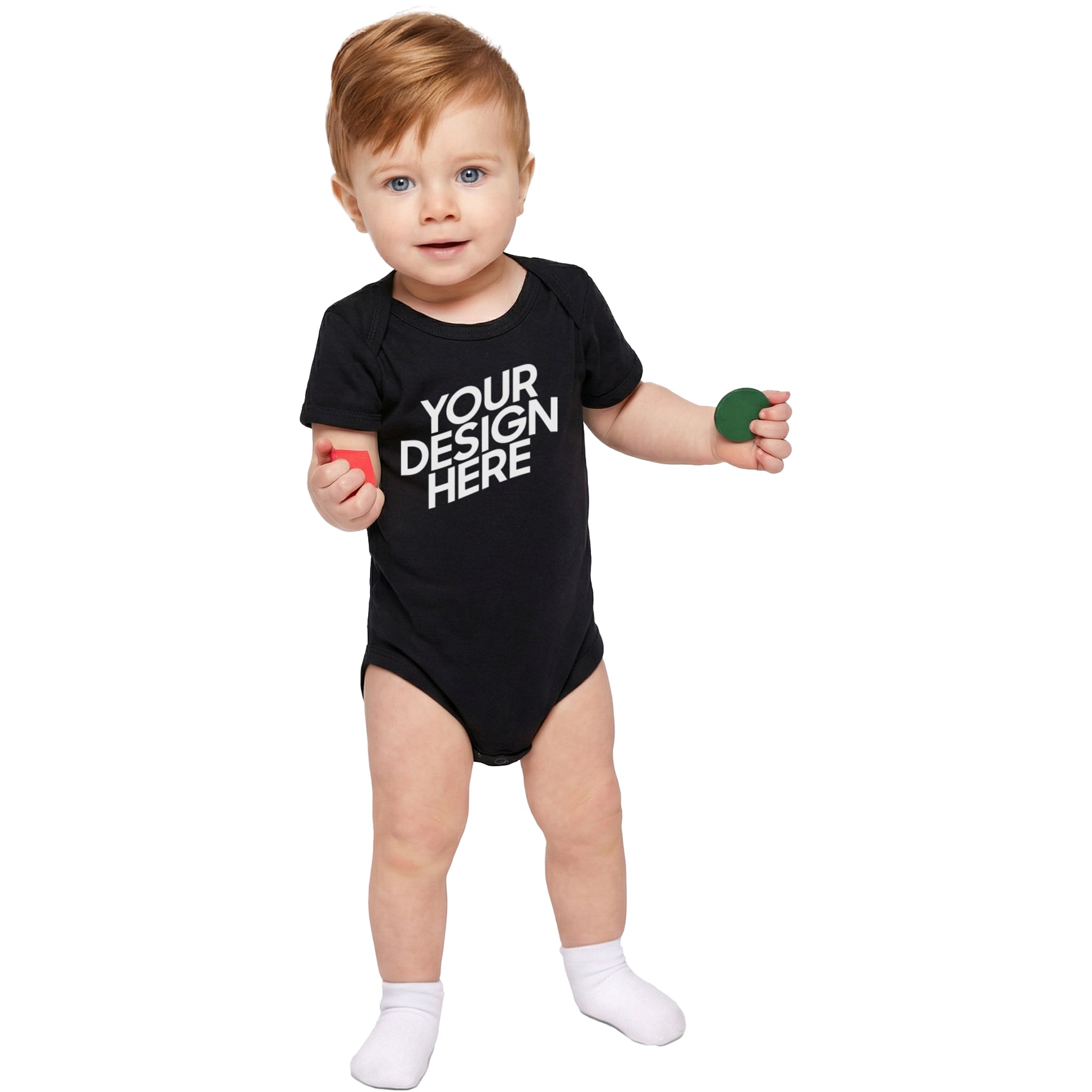 Rabbit Skins Custom Infant Fine Jersey Bodysuit (4424)