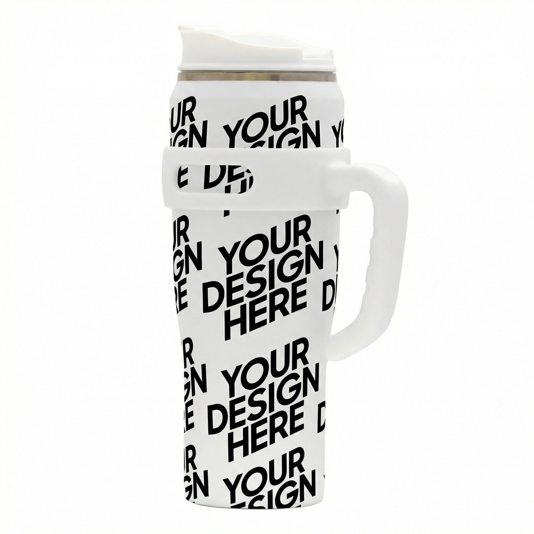 inksie Custom Stainless Tumbler with Handle (40oz.)