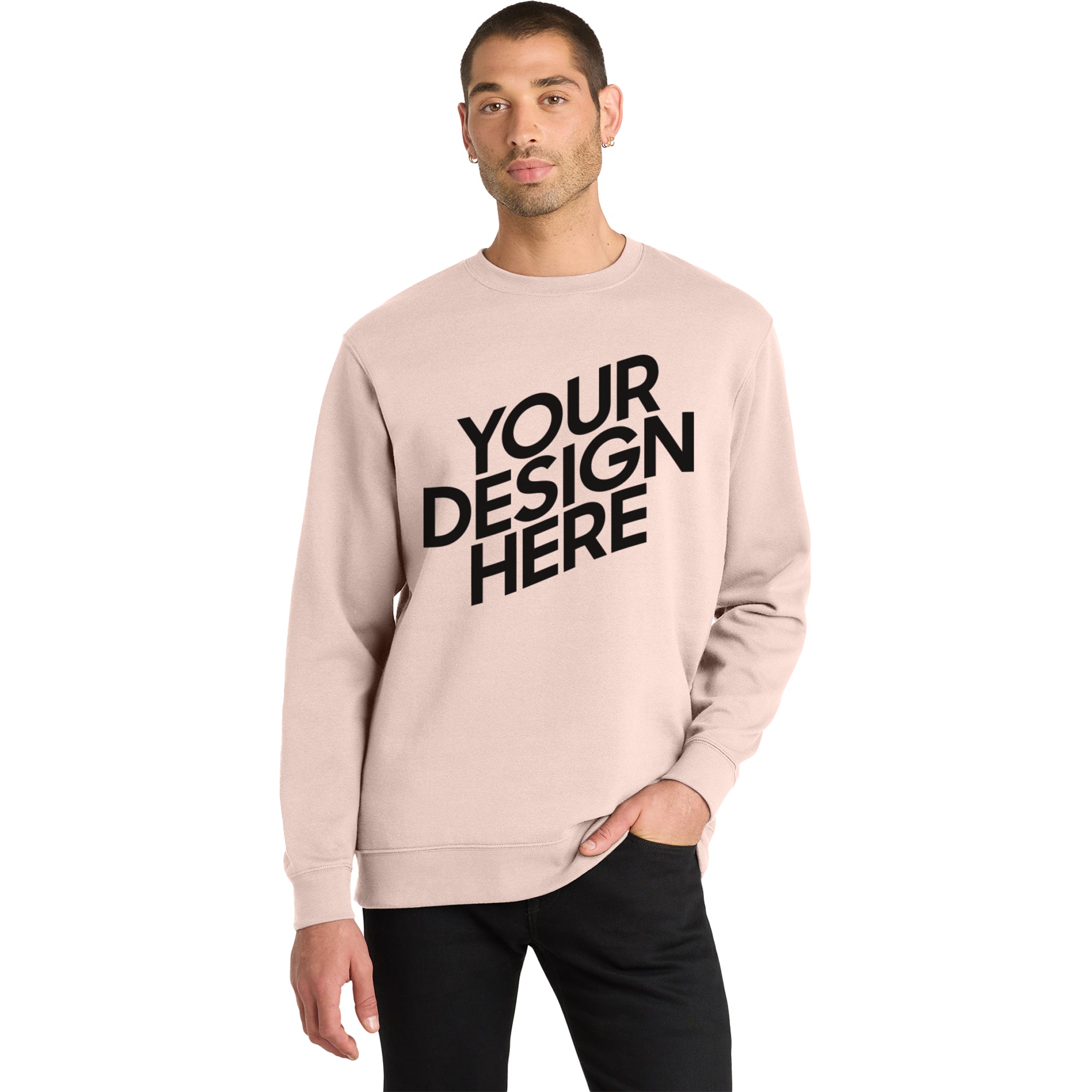 District Custom District V.I.T. Unisex Fleece Crew (DT6104)