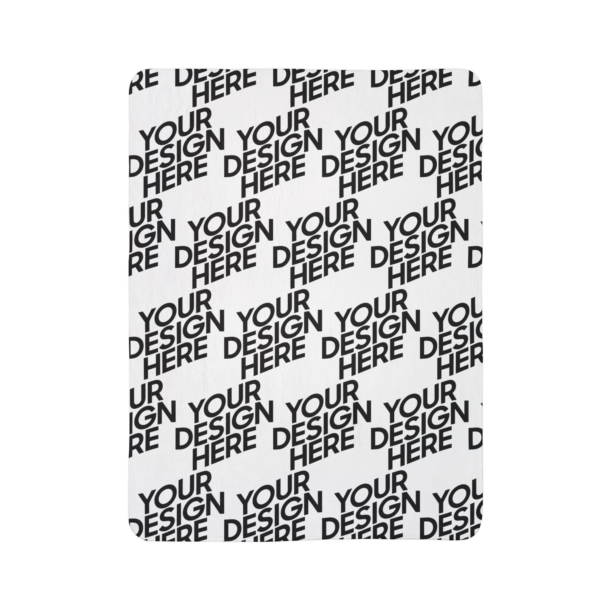 Inksie Custom Fleece Sherpa Blanket