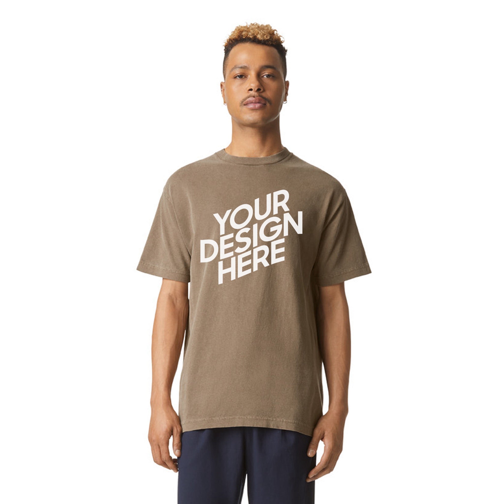 American Apparel Custom Unisex Garment-Dyed Heavyweight Cotton Tee (1301GD)