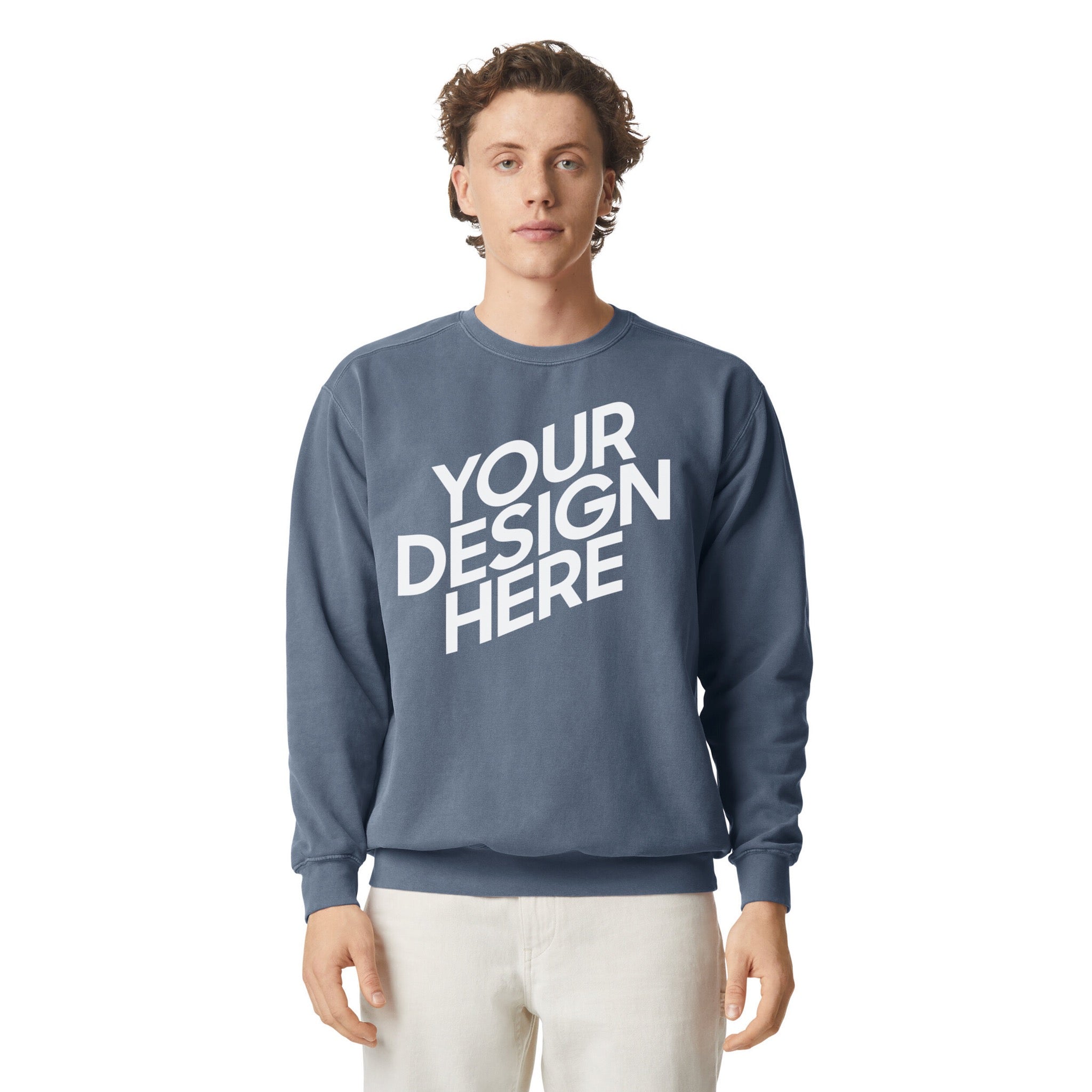 Comfort Colors Custom Unisex Garment-Dyed Sweatshirt (1566)
