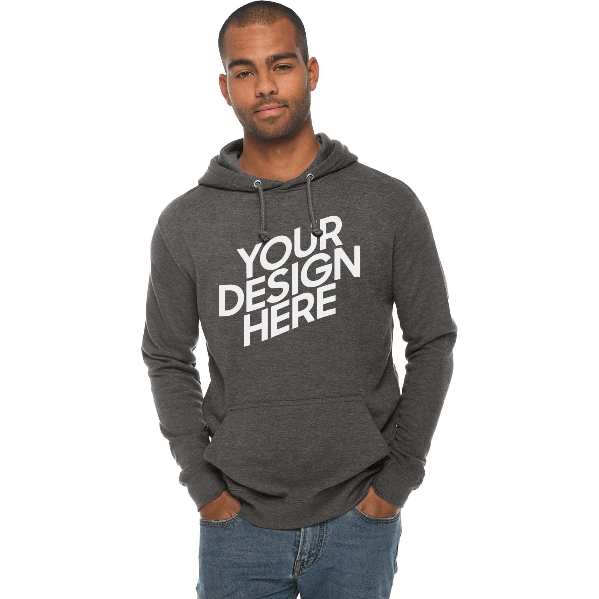 Lane Seven Custom Unisex French Terry Hoodie (LS13001)