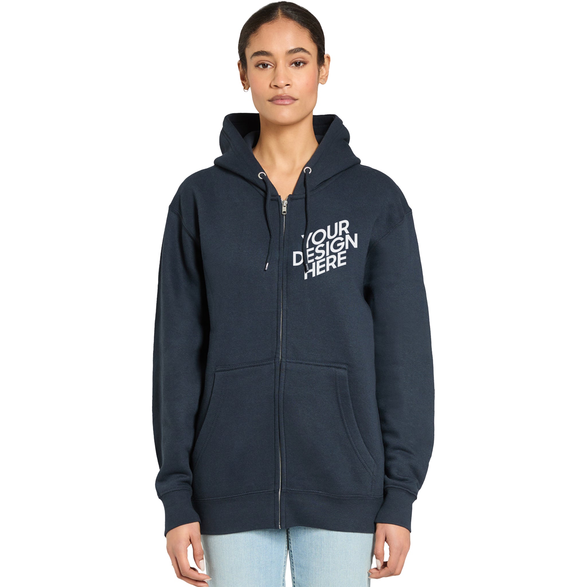 Lane Seven Custom Unisex Zip Hoodie (LS14003)