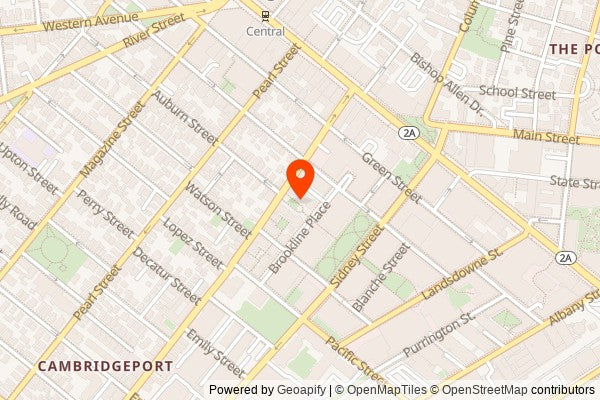 Map of Massachusetts Institute of Technology, Cambridge, Massachusetts (MA)
